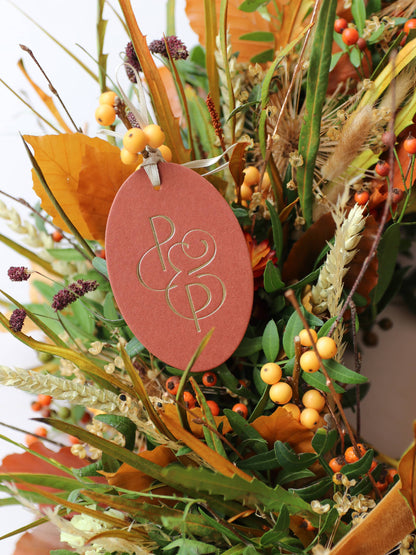 'Autumn Glow' - Luxury Fresh Autumn Door Wreath